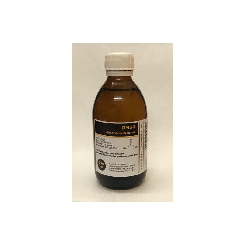 DMSO dimetylosulfotlenek CZDA 250 ml DMSO dimetylosulfotlenek CZDA 250 ml
