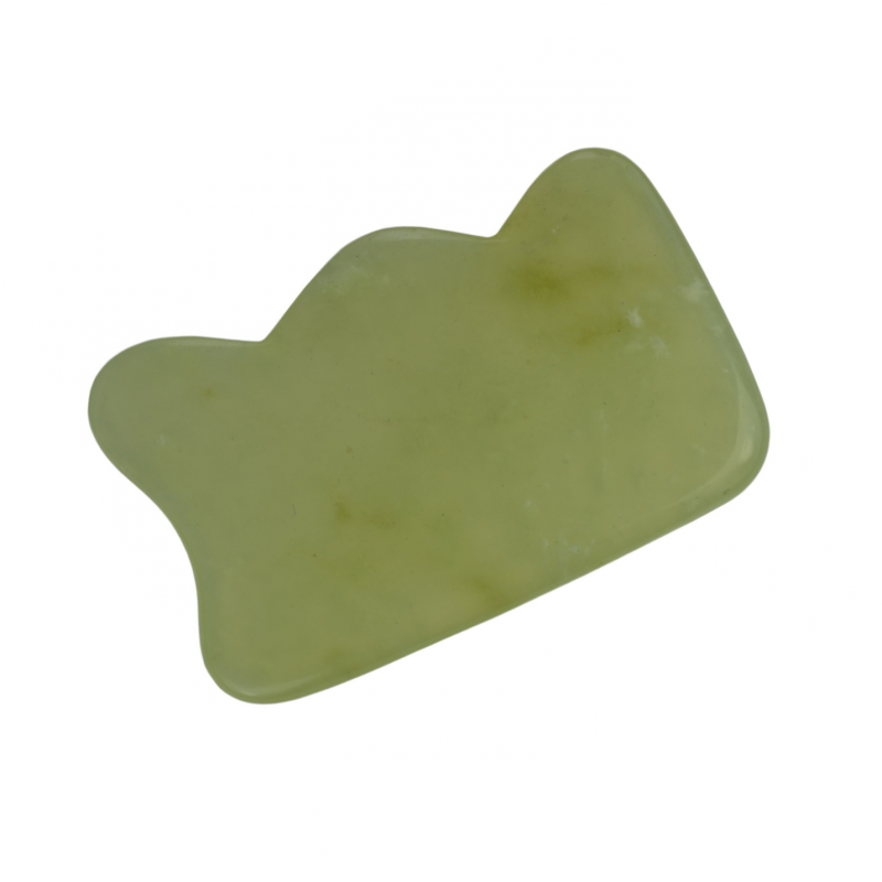 Płytka do masażu Gua-sha z jadeitu 55 x 90 mm