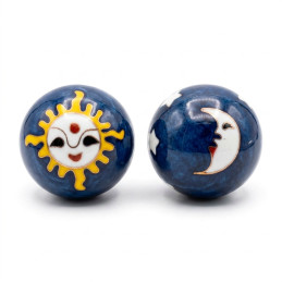 Kule do masażu niebieskie...