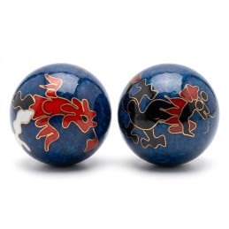 Kule do masażu niebieskie z...